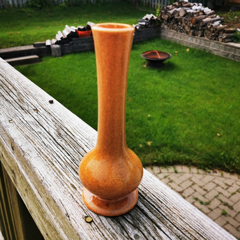 Caramel Colour Teleflora Haegar Footed Vase